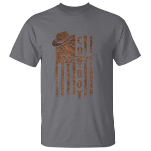 Retro Cowboy T Shirt USA Flag Texas Western Country Rodeo Southern