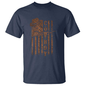 Retro Cowboy T Shirt USA Flag Texas Western Country Rodeo Southern