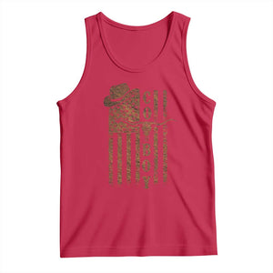 Retro Cowboy Tank Top USA Flag Texas Western Country Rodeo Southern