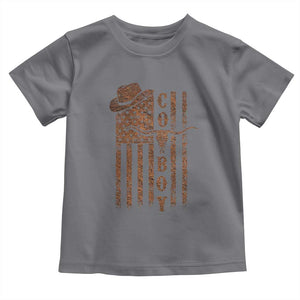 Retro Cowboy Toddler T Shirt USA Flag Texas Western Country Rodeo Southern