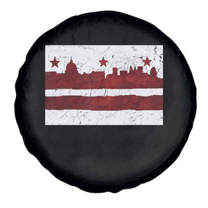 Washington DC Flag Spare Tire Cover TS10 Print Your Wear