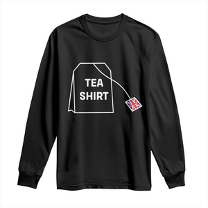 I Love English Tea UK Flag Long Sleeve Shirt Vintage British Humor TS10 Black Print Your Wear