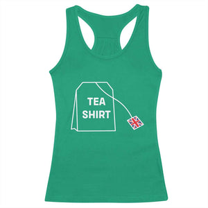 I Love English Tea UK Flag Racerback Tank Top Vintage British Humor TS10 Irish Green Print Your Wear