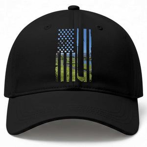 American Flag Golf Baseball Cap Golfer Funny Golf Club Golfing TS10 Print Your Wear
