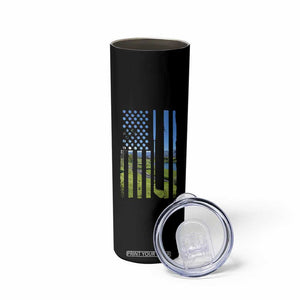 American Flag Golf Skinny Tumbler Golfer Funny Golf Club Golfing TS10 Print Your Wear