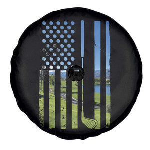 American Flag Golf Spare Tire Cover Golfer Funny Golf Club Golfing TS10 Print Your Wear