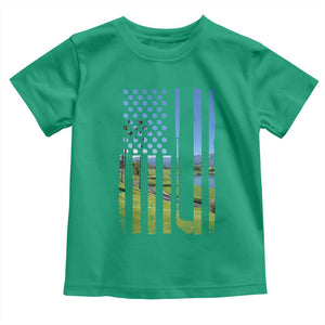 American Flag Golf Toddler T Shirt Golfer Funny Golf Club Golfing TS10 Irish Green Print Your Wear