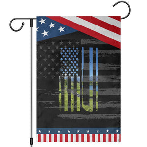 American Flag Golf Garden Flag Golfer Funny Golf Club Golfing TS10 Distressed Black Blue Print Your Wear
