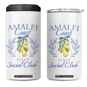 Amalfi Coast 4 in 1 Can Cooler Tumbler Sorrento Italy Vacation Gift TS10 One Size: 16 oz White Print Your Wear