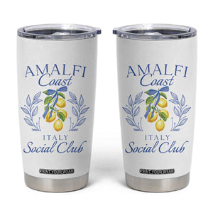 Amalfi Coast Tumbler Cup Sorrento Italy Vacation Gift TS10 White Print Your Wear