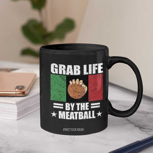 Funny Meatball Coffee Mug Italian Food Italy Flag TS10 Print Your Wear