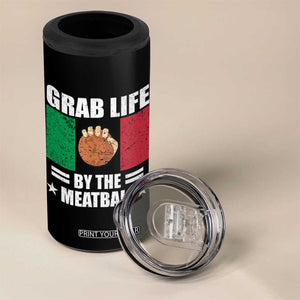Funny Meatball 4 in 1 Can Cooler Tumbler Italian Food Italy Flag TS10 Print Your Wear