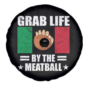 Funny Meatball Spare Tire Cover Italian Food Italy Flag TS10 Print Your Wear