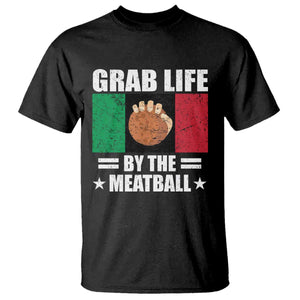 Funny Meatball T Shirt Italian Food Italy Flag TS10 Black Print Your Wear