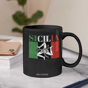 Italian Flag Coffee Mug Pisa Tower Colosseum Classic Scooter Retro TS10 Print Your Wear
