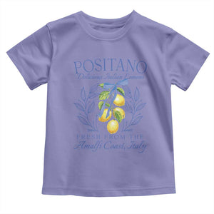 Positano Italy Toddler T Shirt Amalfi Coast Italian Lemons Town Italy Vacation TS10 Violet Print Your Wear