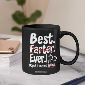 Retro Dad Worlds Best Farter I Mean Father Coffee Mug Funny Gag Gift Birthday Husband Dad Fathers Day