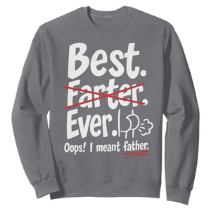 Retro Dad Worlds Best Farter I Mean Father Sweatshirt Funny Gag Gift Birthday Husband Dad Fathers Day