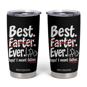 Retro Dad Worlds Best Farter I Mean Father Tumbler Cup Funny Gag Gift Birthday Husband Dad Fathers Day