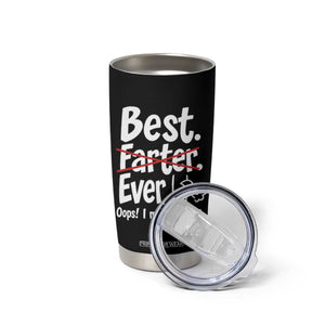 Retro Dad Worlds Best Farter I Mean Father Tumbler Cup Funny Gag Gift Birthday Husband Dad Fathers Day