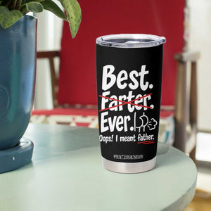 Retro Dad Worlds Best Farter I Mean Father Tumbler Cup Funny Gag Gift Birthday Husband Dad Fathers Day
