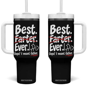 Retro Dad Worlds Best Farter I Mean Father Tumbler With Handle Funny Gag Gift Birthday Husband Dad Fathers Day