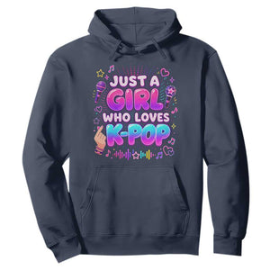 Kpop Lover Hoodie Just a Girl Who Loves K-Pop Korean Music