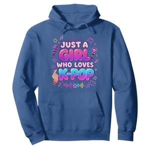 Kpop Lover Hoodie Just a Girl Who Loves K-Pop Korean Music