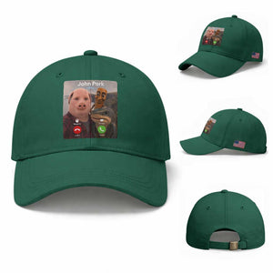 Tung Tung Tung Sahur John Pork Calling Baseball Cap Tralalero Tralala Meme Brainrot Funny