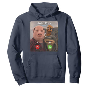Tung Tung Tung Sahur John Pork Calling Hoodie Tralalero Tralala Meme Brainrot Funny