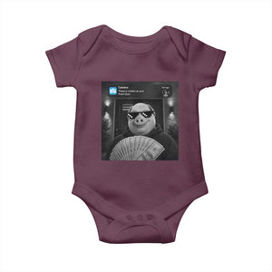 John Pork Meme Baby Onesie There Is Motion At Your Front Door Funny Brainrot