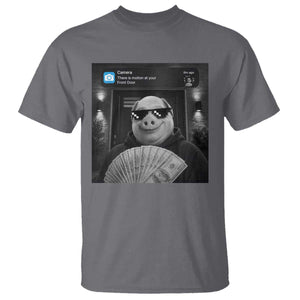John Pork Meme T Shirt There Is Motion At Your Front Door Funny Brainrot