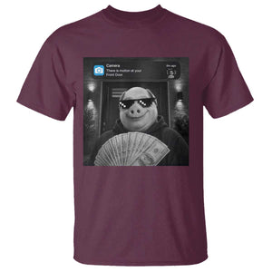 John Pork Meme T Shirt There Is Motion At Your Front Door Funny Brainrot