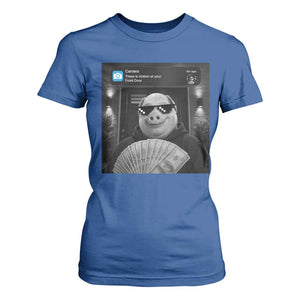 John Pork Meme T Shirt For Women There Is Motion At Your Front Door Funny Brainrot