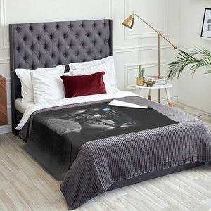 Tung Tung Tung Sahur John Pork Meme Brainrot Throw Blanket There Is Motion At Your Front Door