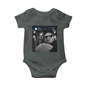 Tung Tung Tung Sahur John Pork Meme Brainrot Baby Onesie There Is Motion At Your Front Door