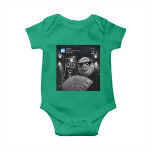 Tung Tung Tung Sahur John Pork Meme Brainrot Baby Onesie There Is Motion At Your Front Door