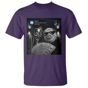 Tung Tung Tung Sahur John Pork Meme Brainrot T Shirt There Is Motion At Your Front Door