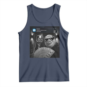 Tung Tung Tung Sahur John Pork Meme Brainrot Tank Top There Is Motion At Your Front Door