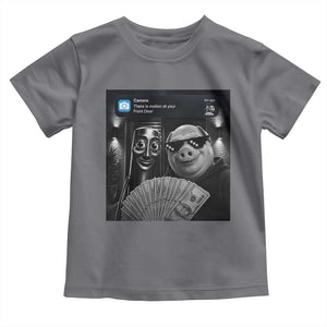 Tung Tung Tung Sahur John Pork Meme Brainrot Toddler T Shirt There Is Motion At Your Front Door