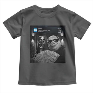 Tung Tung Tung Sahur John Pork Meme Brainrot Toddler T Shirt There Is Motion At Your Front Door