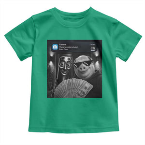 Tung Tung Tung Sahur John Pork Meme Brainrot Toddler T Shirt There Is Motion At Your Front Door