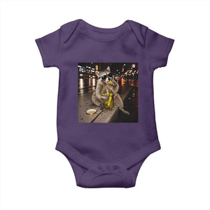 Funny Raccoon Eating Pickles Meme Baby Onesie