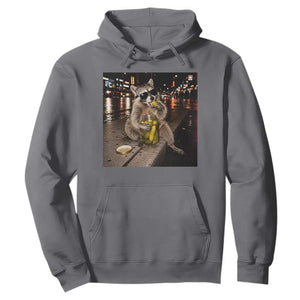 Funny Raccoon Eating Pickles Meme Hoodie