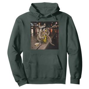Funny Raccoon Eating Pickles Meme Hoodie