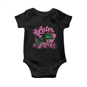 Later Gator Funny Alligator Meme Baby Onesie Last Day of School Summer Vacation Teachers Kids