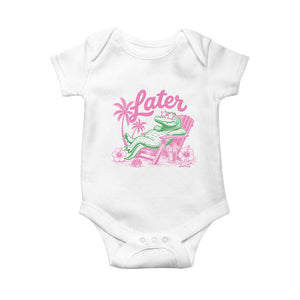 Later Gator Funny Alligator Meme Baby Onesie Last Day of School Summer Vacation Teachers Kids