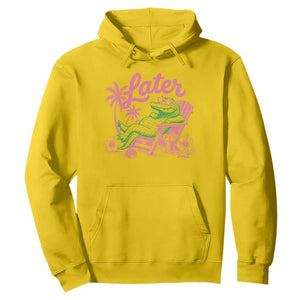 Later Gator Funny Alligator Meme Hoodie Last Day of School Summer Vacation Teachers Kids