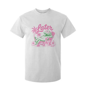 Later Gator Funny Alligator Meme T Shirt For Kid Last Day of School Summer Vacation Teachers Kids