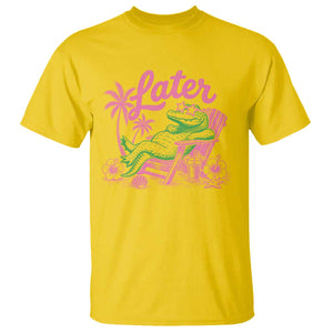 Later Gator Funny Alligator Meme T Shirt Last Day of School Summer Vacation Teachers Kids